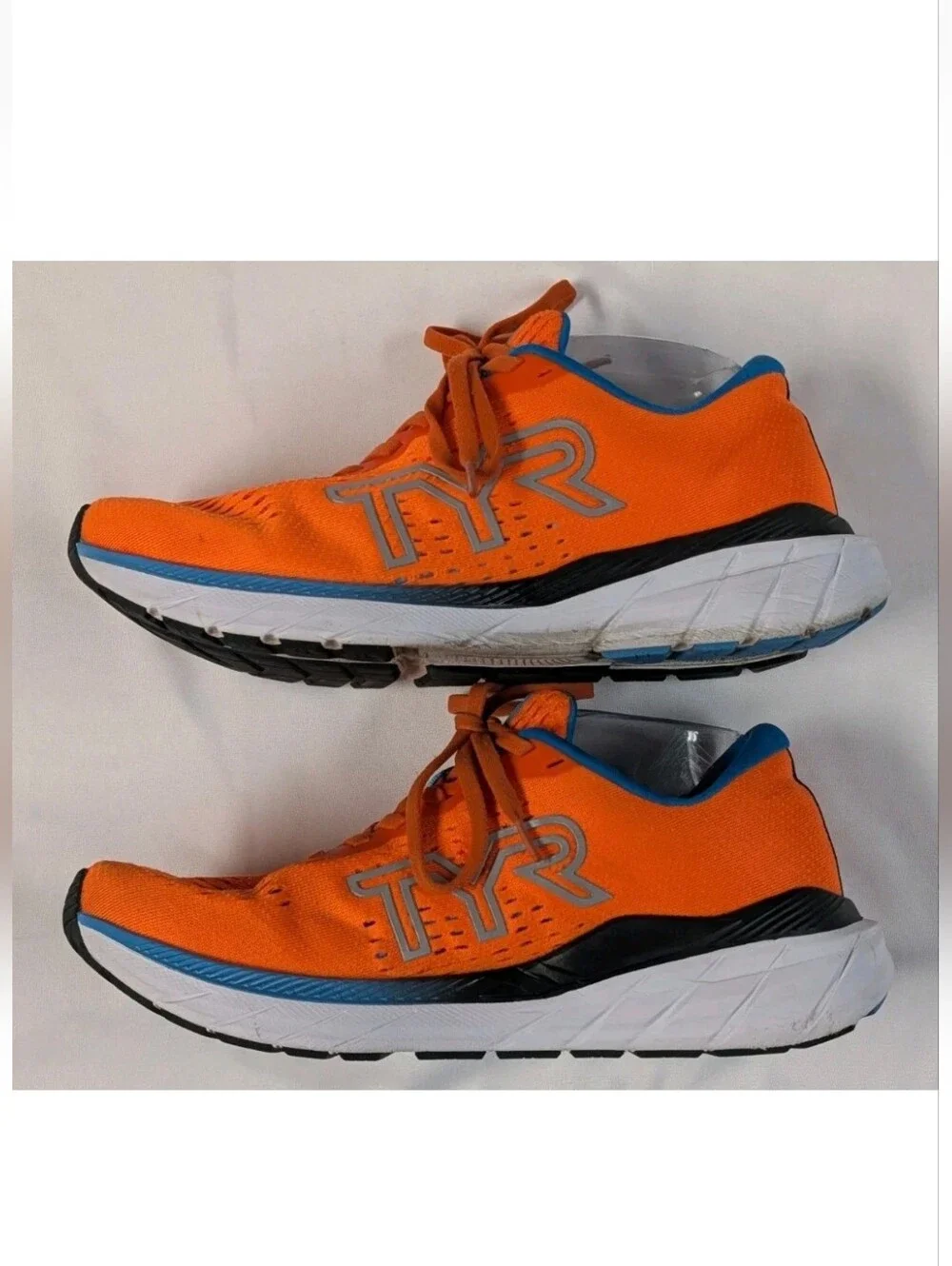 TYR RD-1 Runner Shoes Mens 8.5 Womens 10 Orange Blue Running Athletic Sneakers